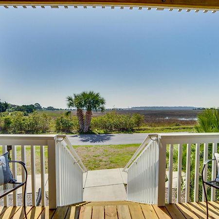 Harbor Island Condo With Deck - Steps To Beach! Oceanmarsh Subdivision Exteriör bild