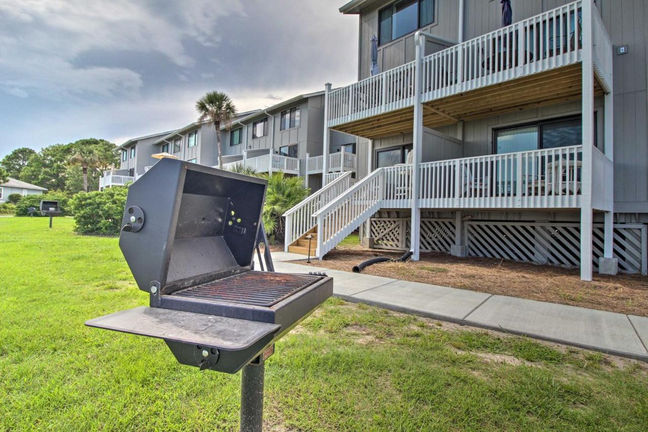 Harbor Island Condo With Deck - Steps To Beach! Oceanmarsh Subdivision Exteriör bild