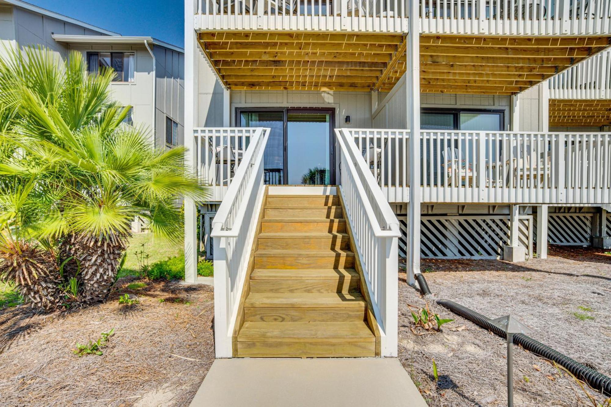 Harbor Island Condo With Deck - Steps To Beach! Oceanmarsh Subdivision Exteriör bild